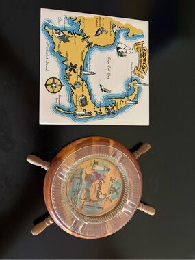 Cape Cod Decorative Wall Tile and Ashtray Nautical Theme